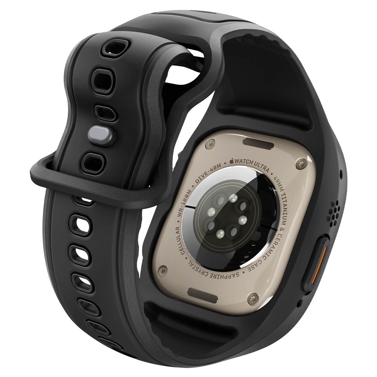 Spigen Liquid Air Pro (w Glass), matte black - Apple Watch Ultra 2026/3/2/1 49mm (11)