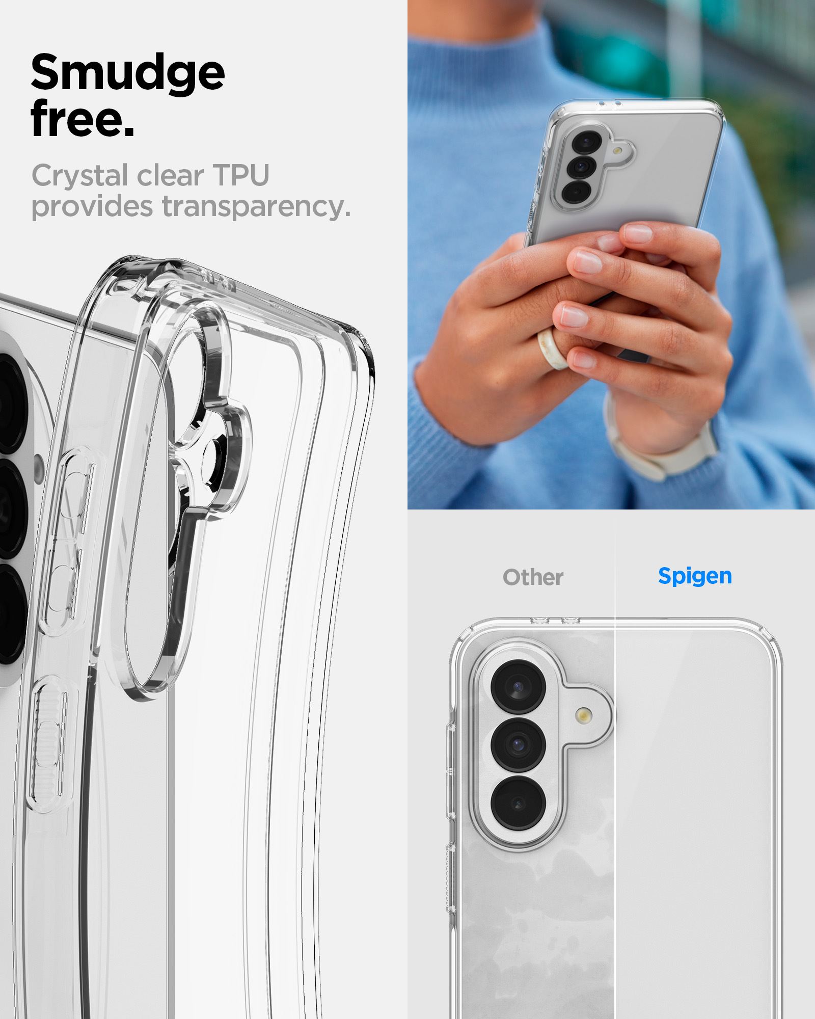 Spigen Liquid Crystal, crystal clear - Samsung Galaxy A37 5G (14)