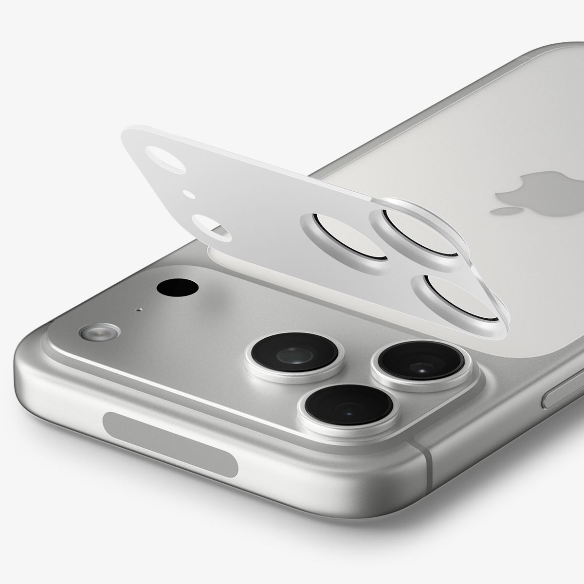Spigen Glass tR EZ Fit Optik Pro XL 1 Pack, silver - iPhone 18 Pro (7)