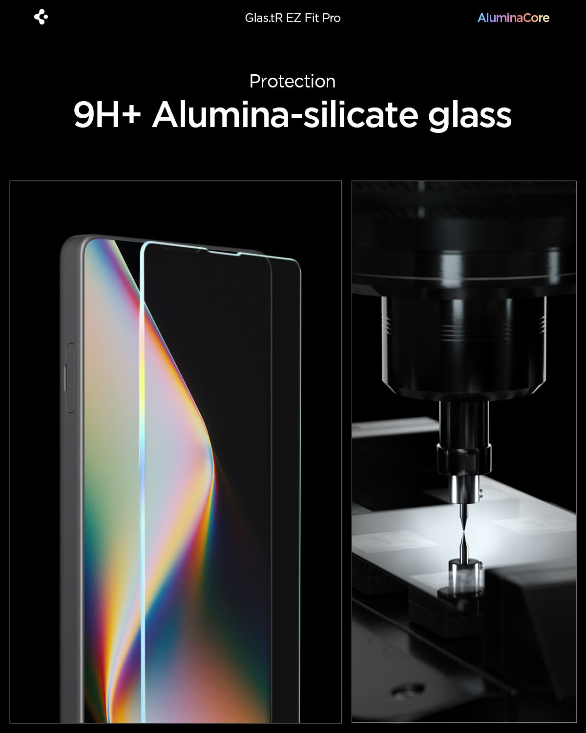 Spigen Glass tR EZ Fit Pro 2 Pack, transparency - Sony Xperia 10 VII (10)