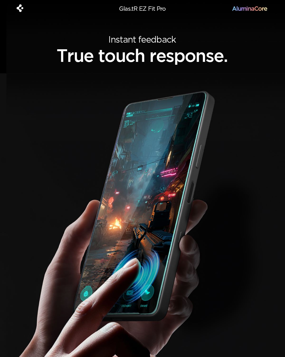 Spigen Glass tR EZ Fit Pro 2 Pack, transparency - Sony Xperia 10 VII (13)