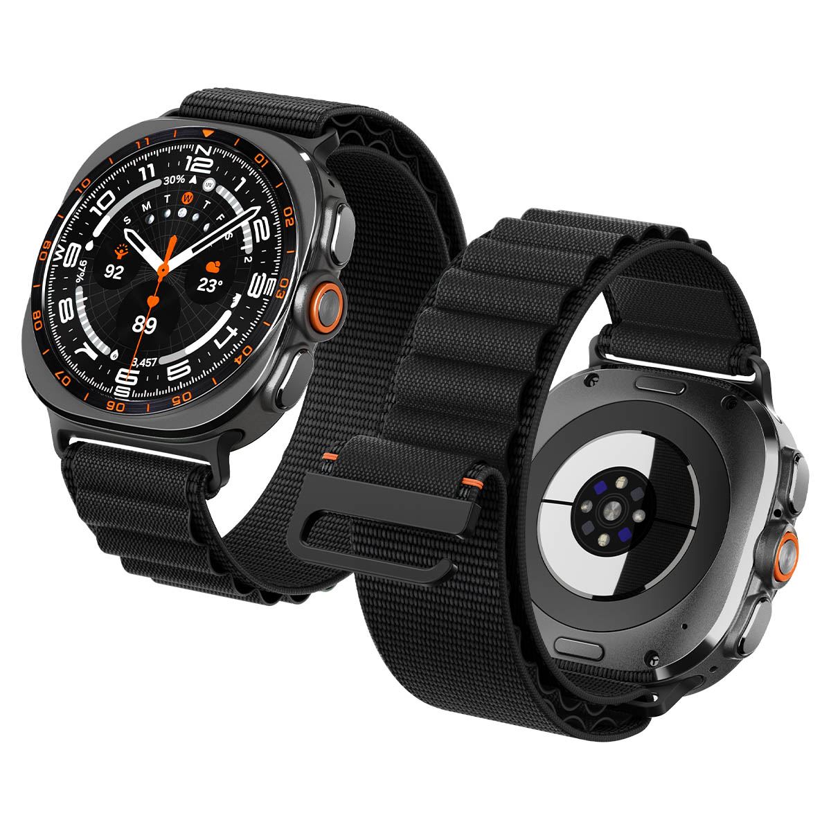 Spigen Fabric Band, black - Samsung Galaxy Watch 9/8 46mm/44mm/40mm (9)