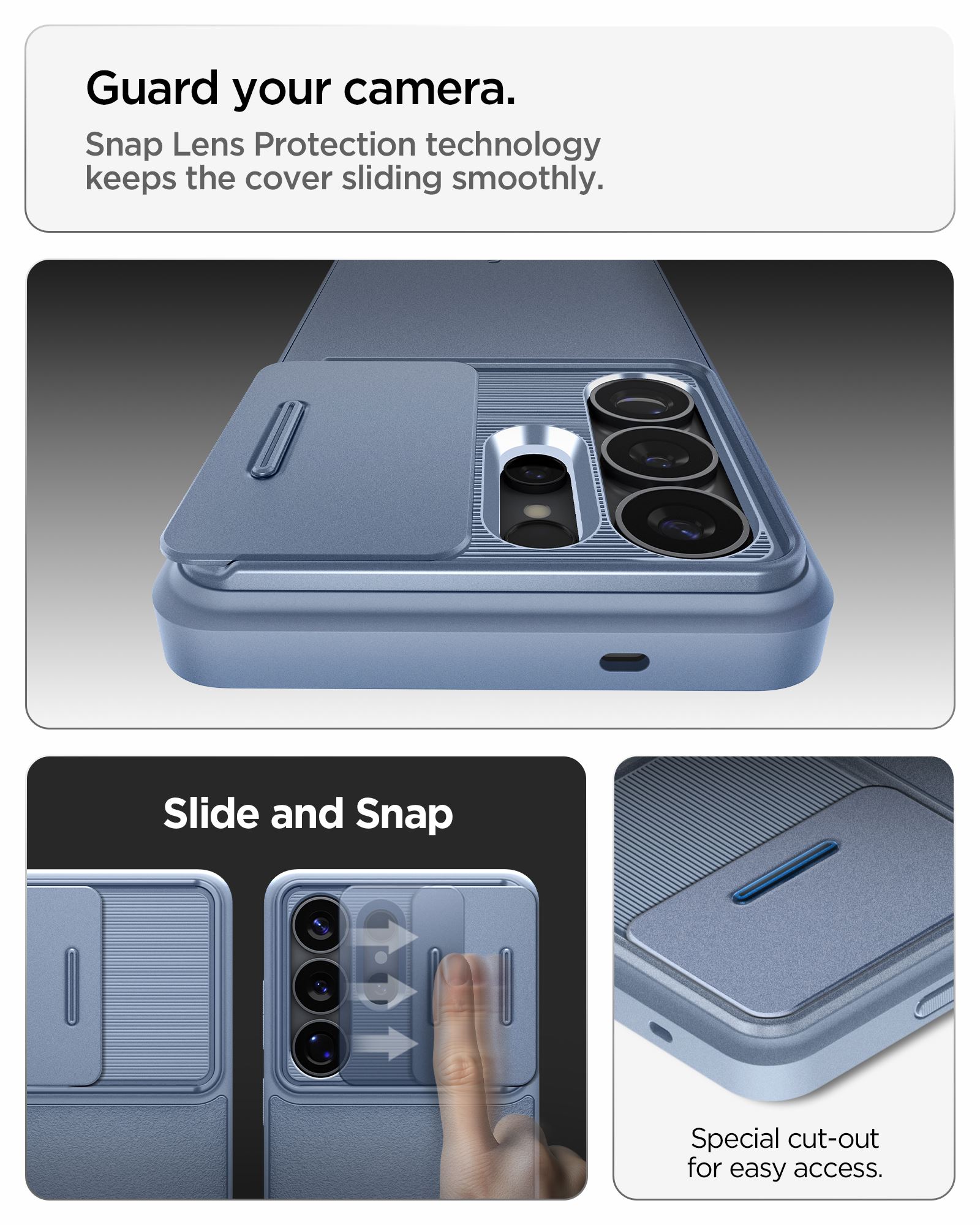 Spigen Optik Armor, light blue - Samsung Galaxy S26 Ultra (12)