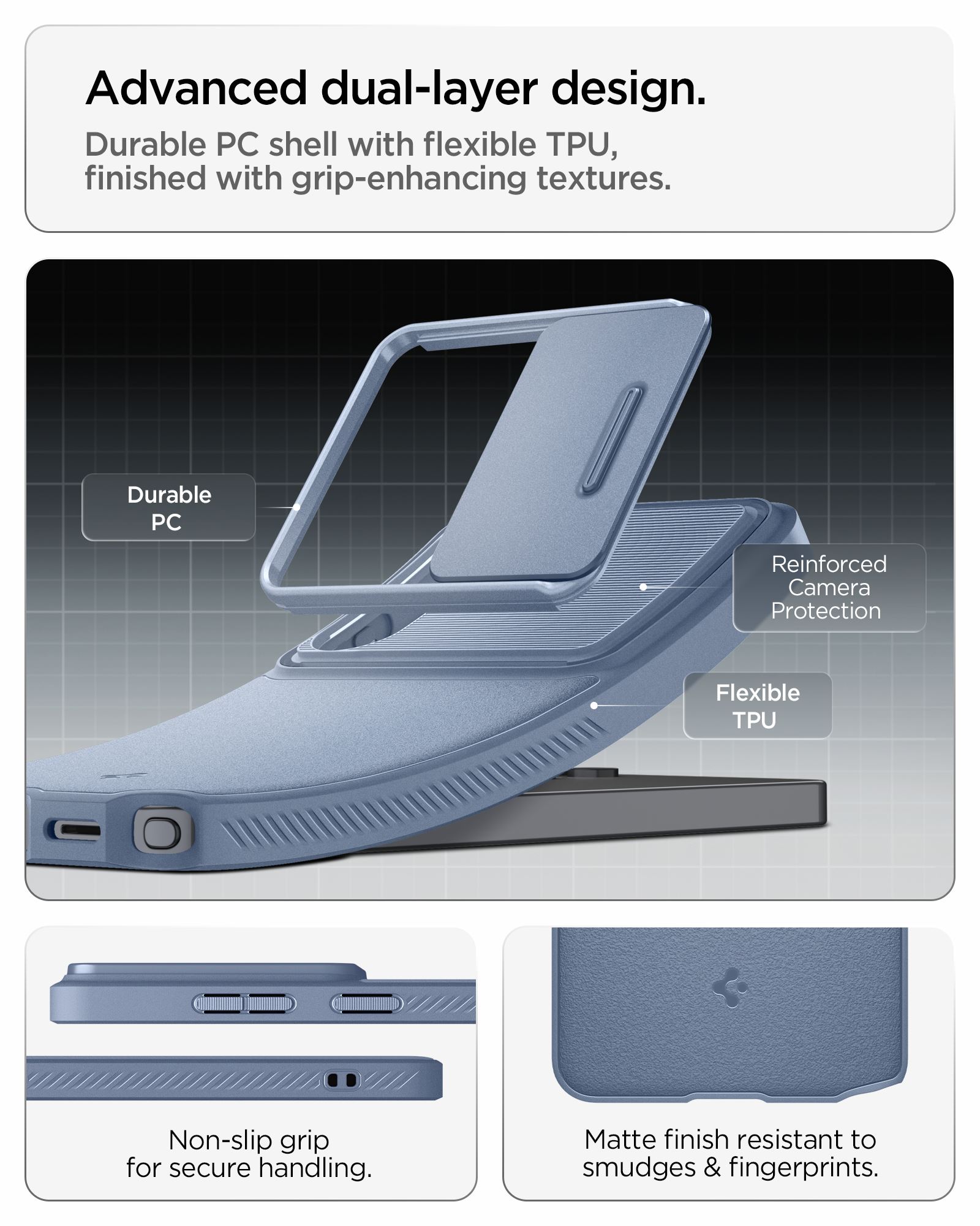 Spigen Optik Armor, light blue - Samsung Galaxy S26 Ultra (13)