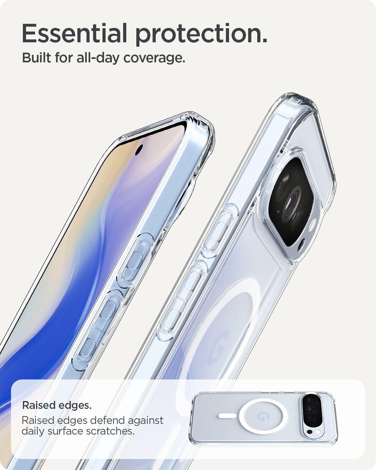 Spigen Ultra Hybrid MagSafe, clear white - Google Pixel 10 Pro XL (14)