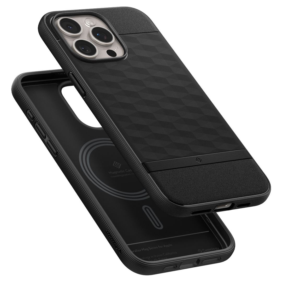 Spigen Caseology Parallax MagSafe, matte black - iPhone 15 Pro Max (7)