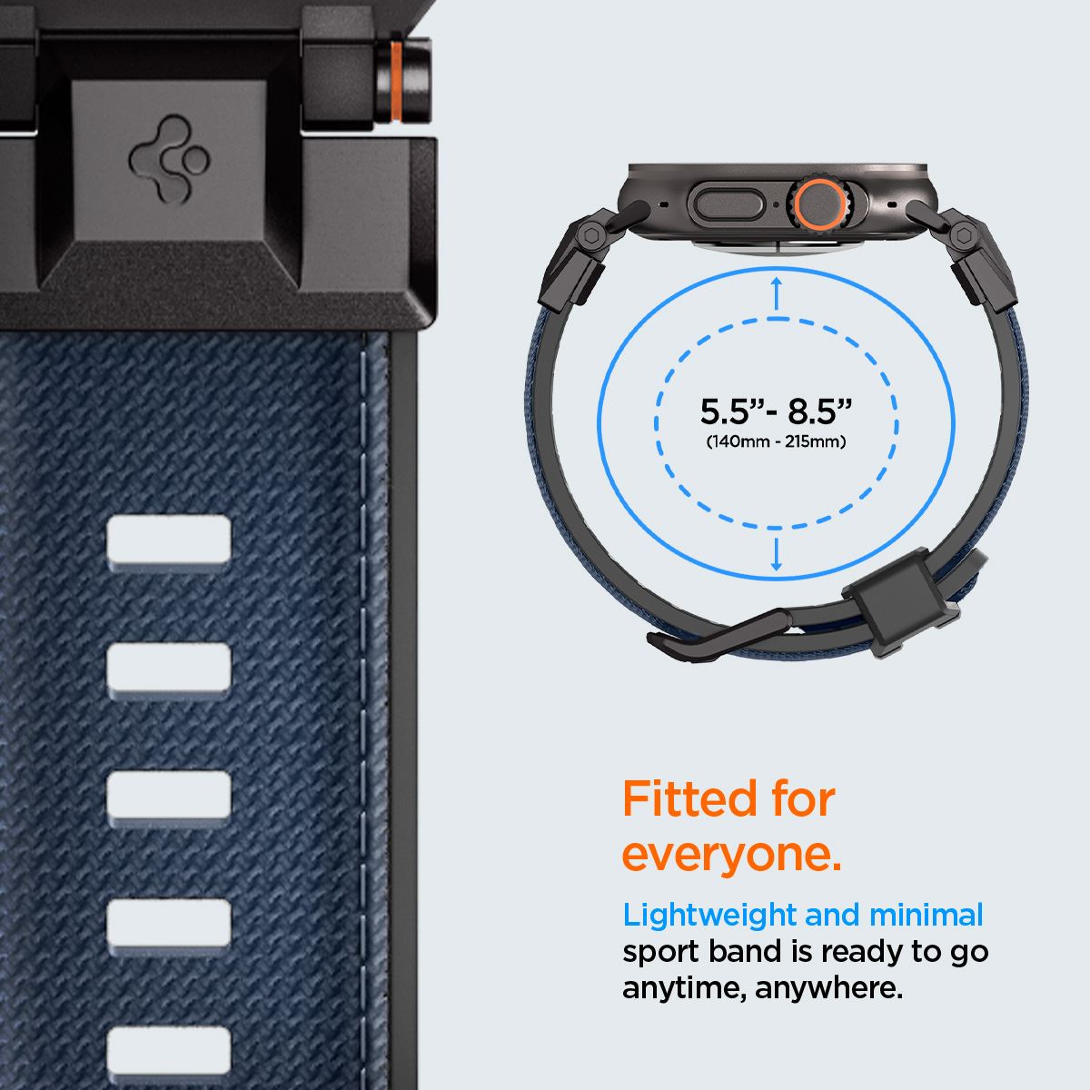 Spigen DuraPro Armor, navy blue - Apple Watch 49mm/46mm/45mm/44mm (10)