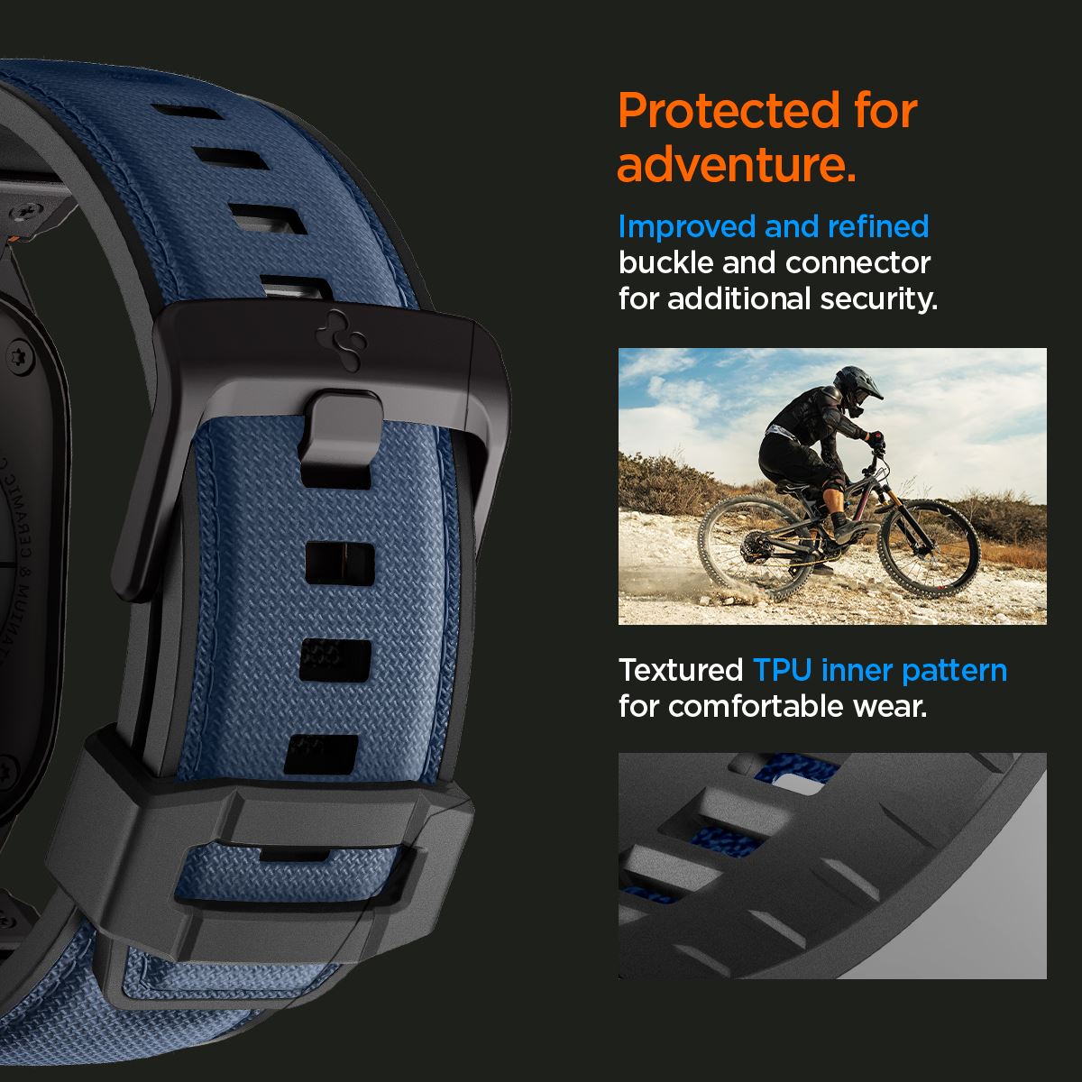Spigen DuraPro Armor, navy blue - Apple Watch 49mm/46mm/45mm/44mm (12)