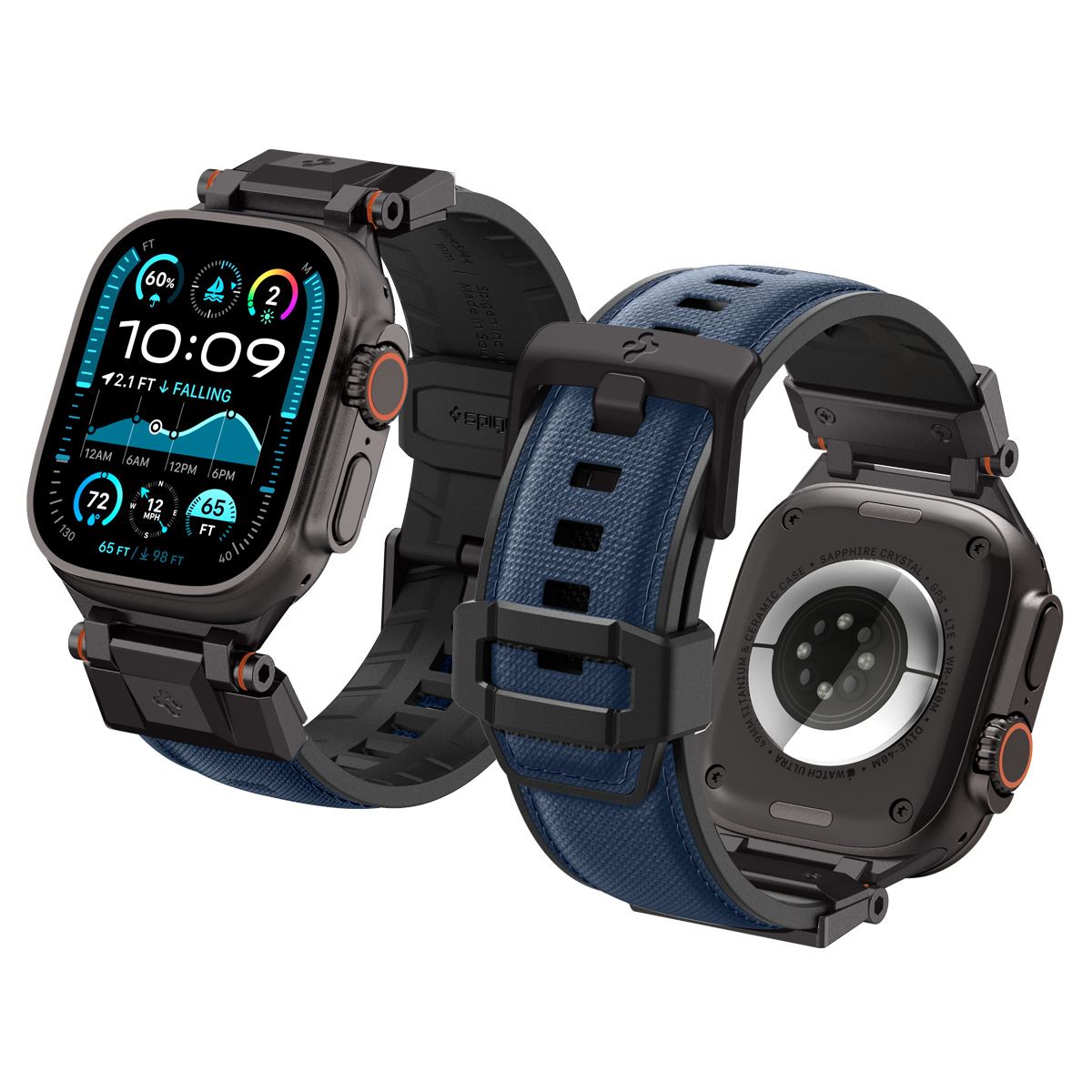 Spigen DuraPro Armor, navy blue - Apple Watch 49mm/46mm/45mm/44mm (16)