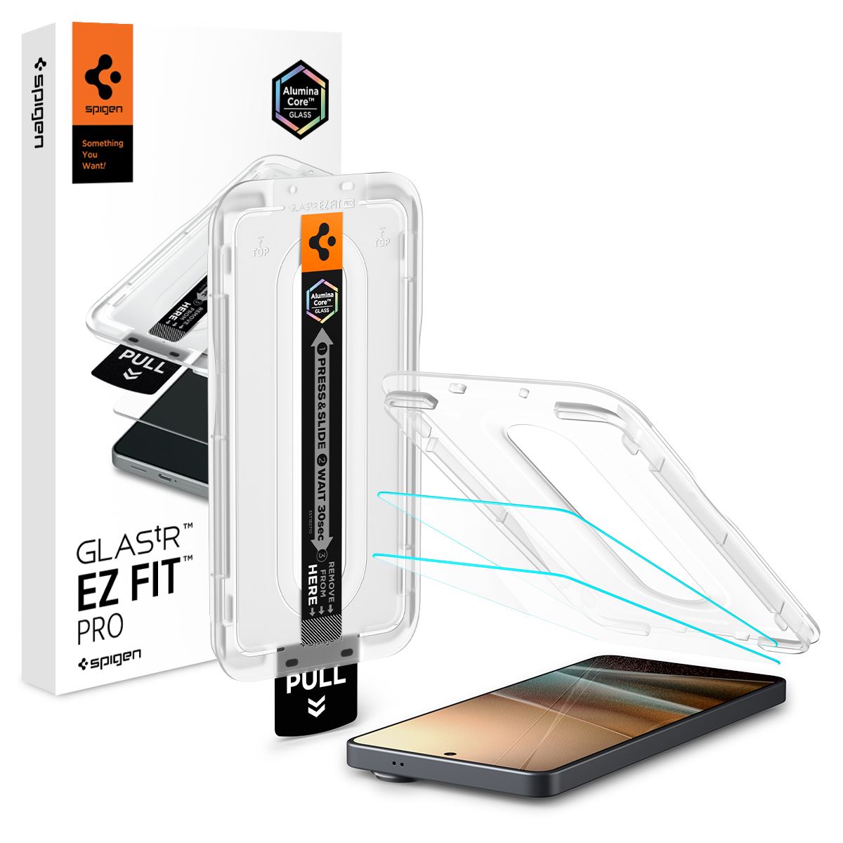 Spigen Glass tR EZ Fit Pro (Anti Reflection) 2 Pack, transparency - Samsung Galaxy S26 Ultra (1)