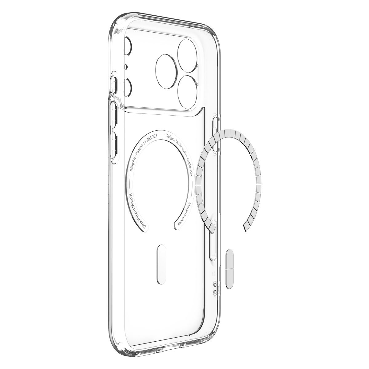 Spigen Ultra Hybrid MagSafe, clear deep blue - iPhone 18 Pro Max/17 Pro Max (11)