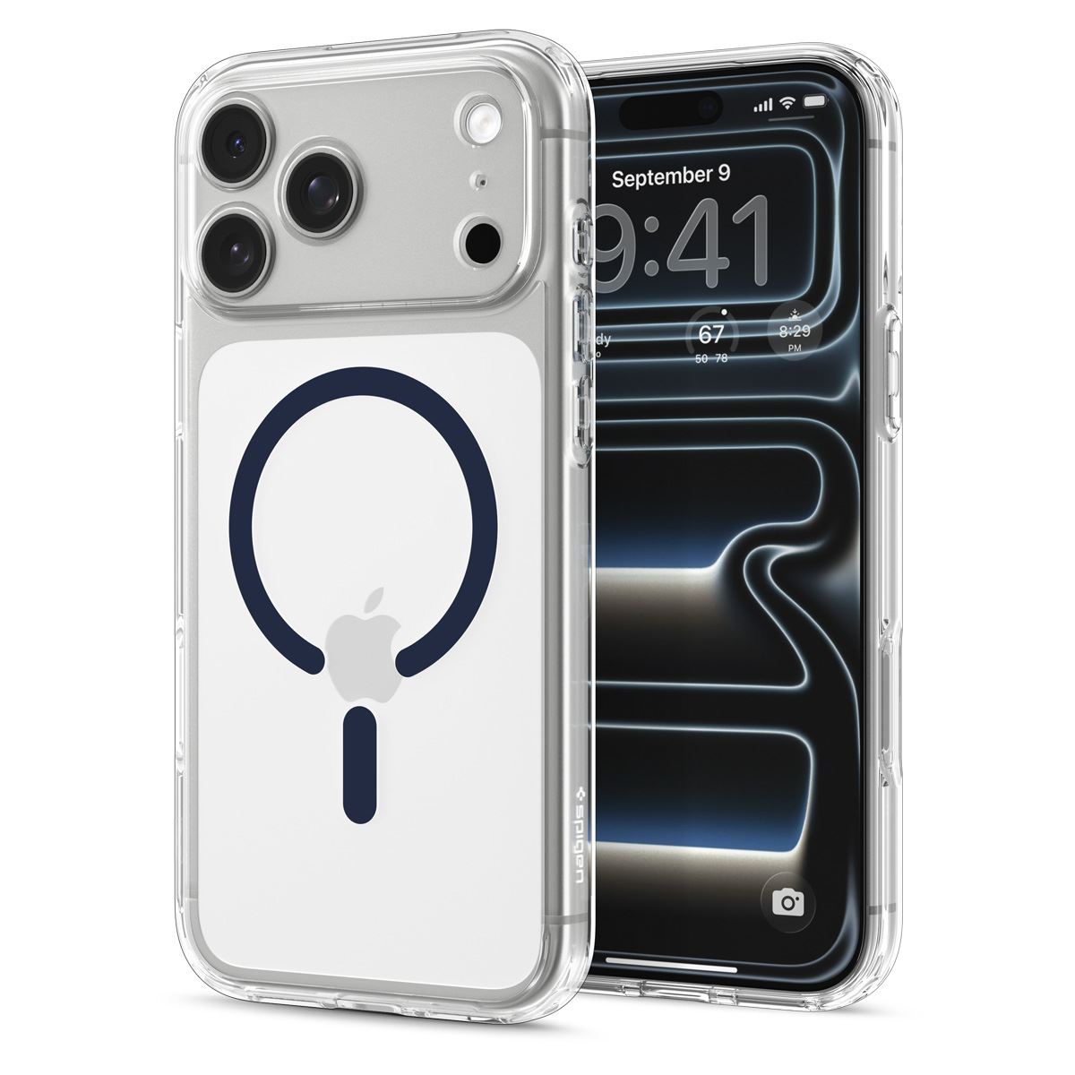 Spigen Ultra Hybrid MagSafe, clear deep blue - iPhone 18 Pro Max/17 Pro Max (12)