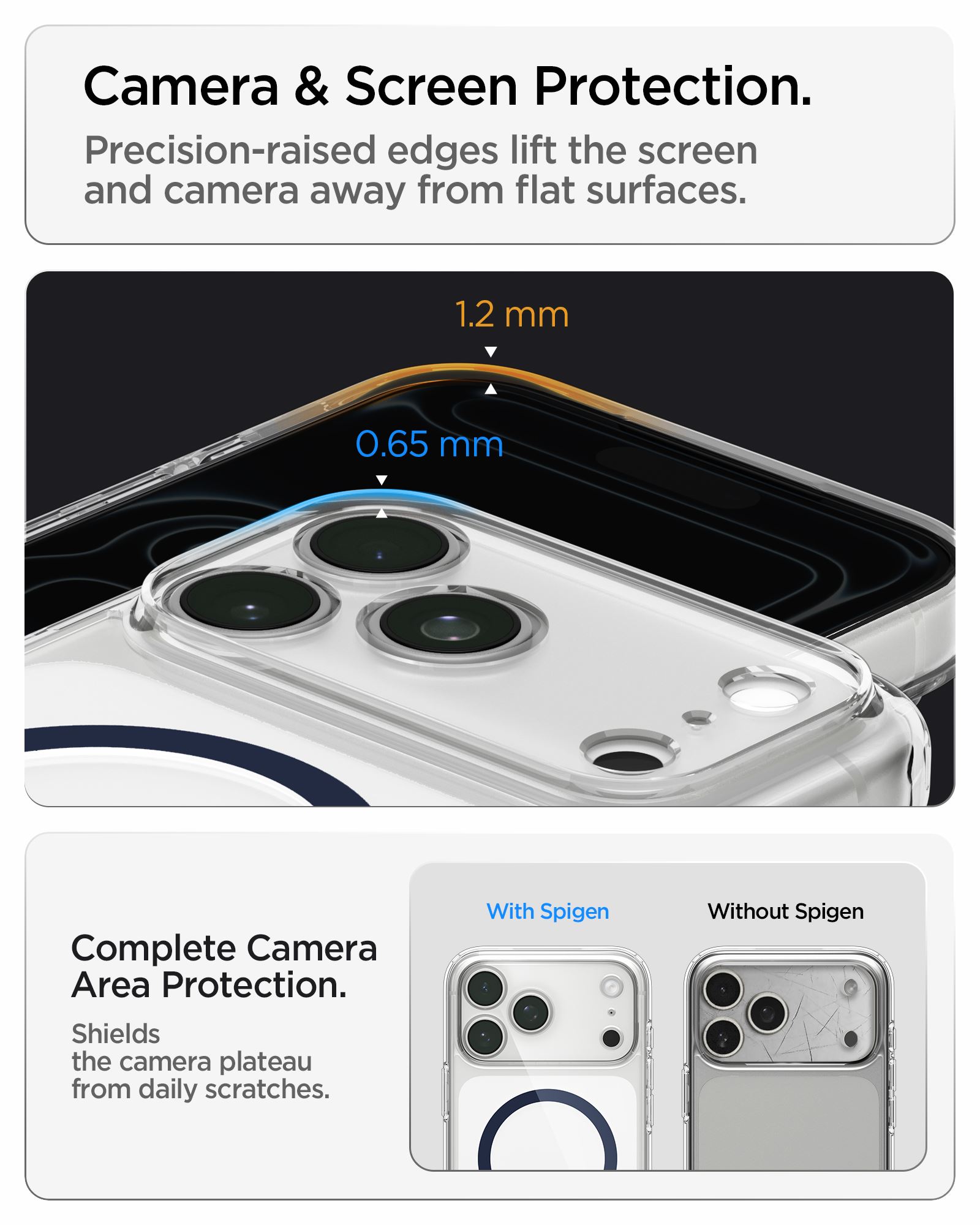 Spigen Ultra Hybrid MagSafe, clear deep blue - iPhone 18 Pro Max/17 Pro Max (19)