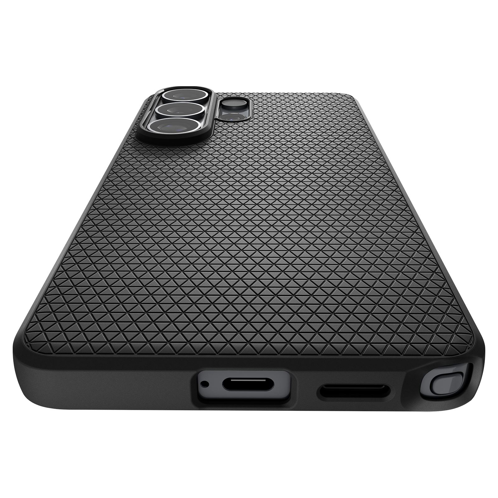 Spigen Liquid Air, matte black - Samsung Galaxy S26 Ultra (12)