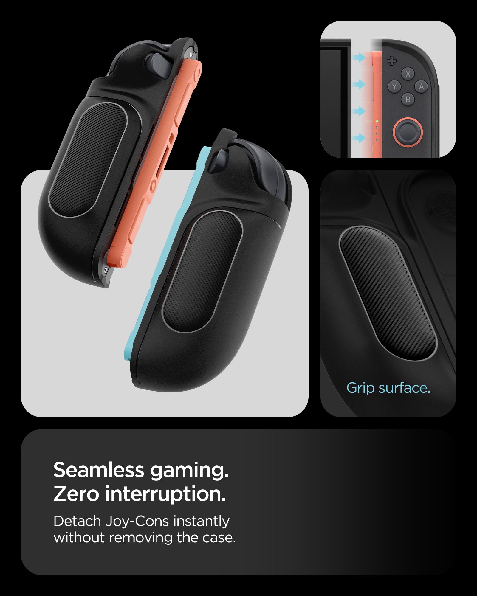 Spigen Snap Switch, black - Nintendo Switch 2 (25)