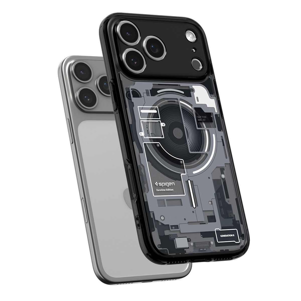 Spigen Ultra Hybrid MagSafe, zero one black - iPhone 17 Pro (5)