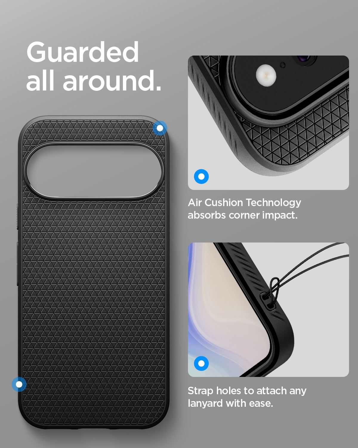 Spigen Liquid Air, matte black - Google Pixel 11 (15)