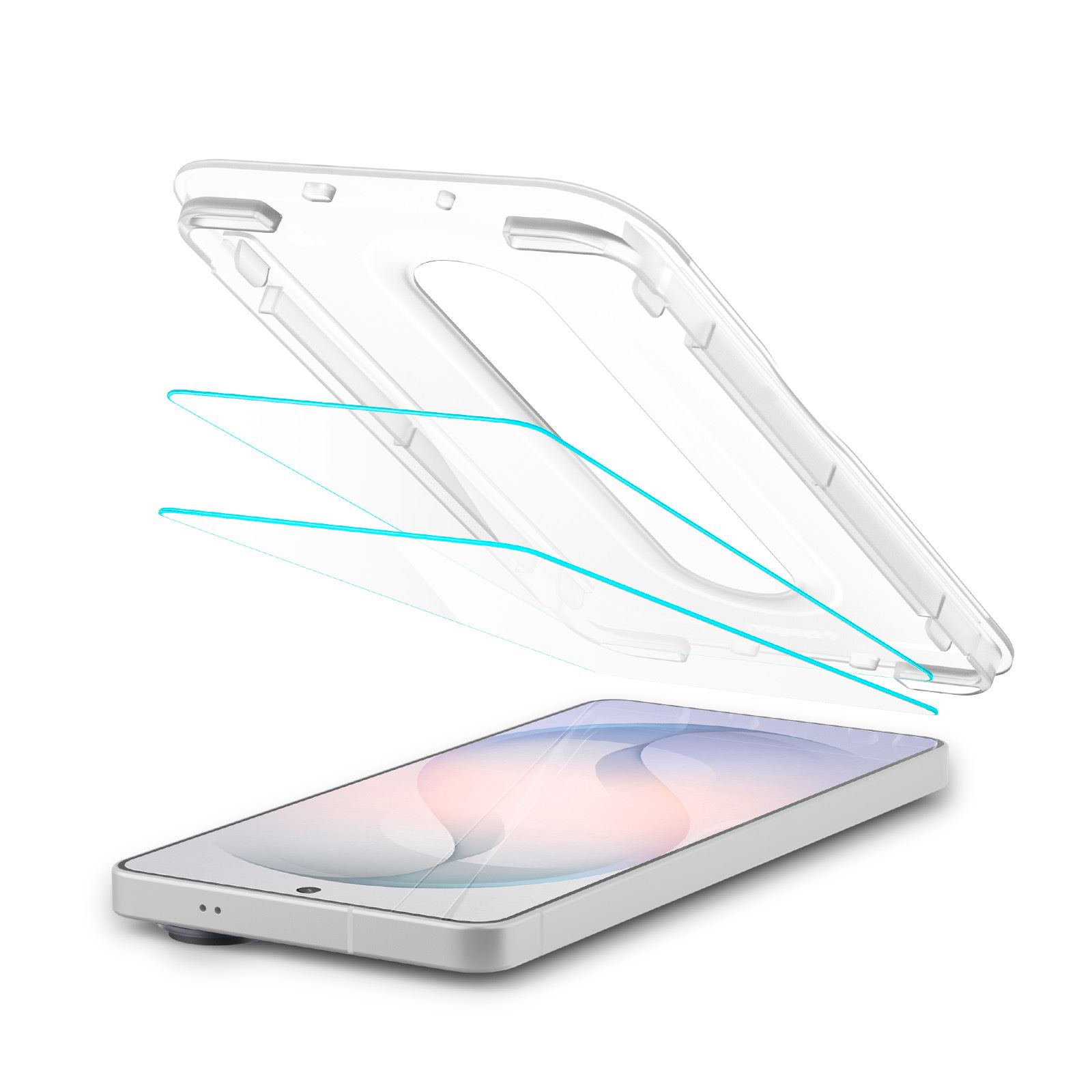 Spigen Glass tR EZ Fit Pro (Anti Reflection) 2 Pack, transparency - Samsung Galaxy S26 (2)