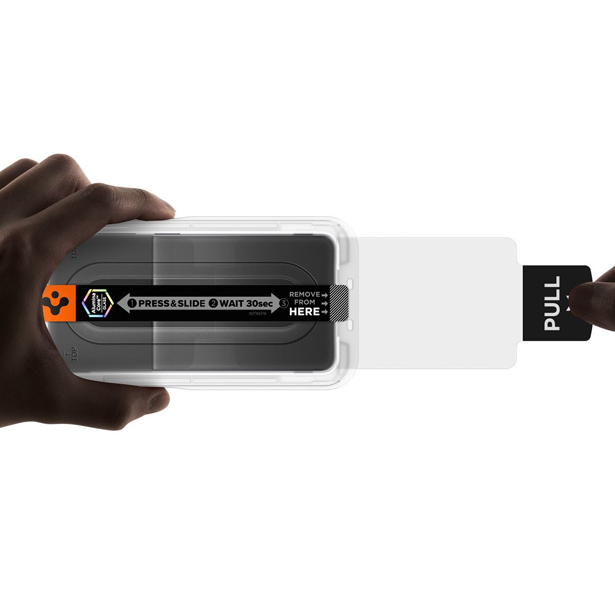 Spigen Glass tR EZ Fit Pro (Anti Reflection) 2 Pack, transparency - Samsung Galaxy S26 (9)