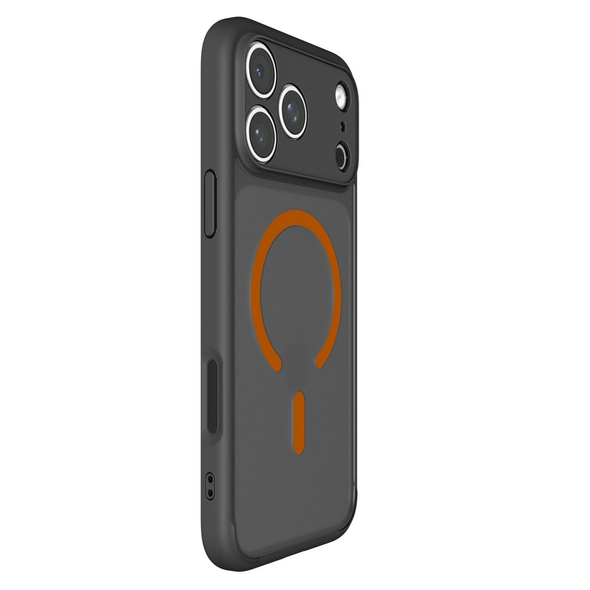 Spigen Ultra Hybrid MagSafe, frost black orange - iPhone 18 Pro Max/17 Pro Max (14)