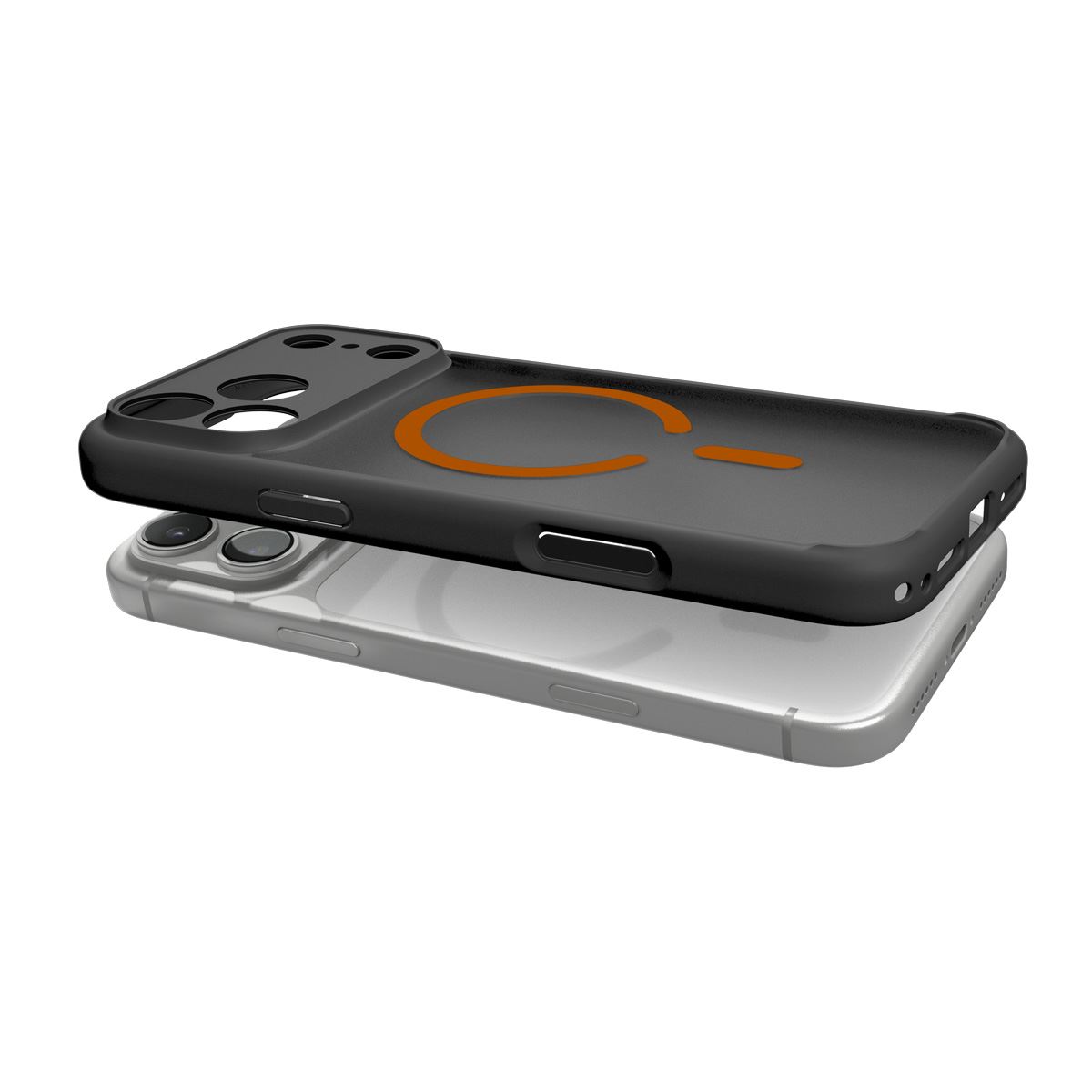 Spigen Ultra Hybrid MagSafe, frost black orange - iPhone 18 Pro Max/17 Pro Max (15)