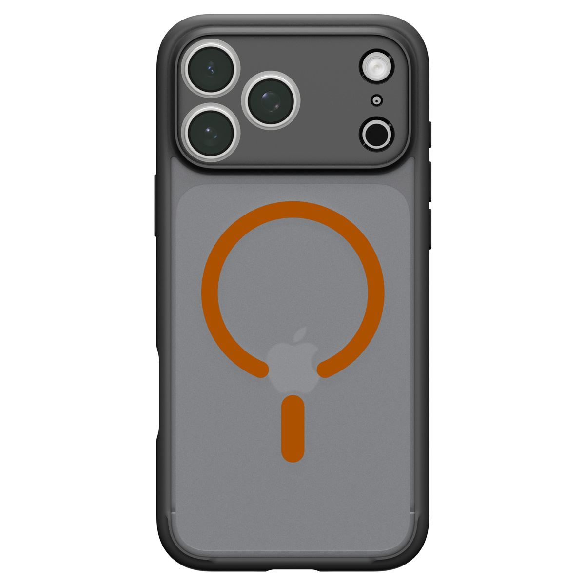 Spigen Ultra Hybrid MagSafe, frost black orange - iPhone 18 Pro Max/17 Pro Max (3)