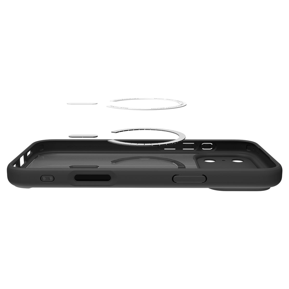 Spigen Ultra Hybrid MagSafe, frost black orange - iPhone 18 Pro Max/17 Pro Max (7)