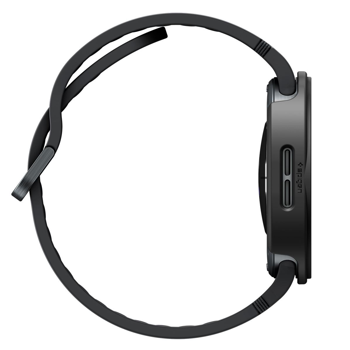 Spigen Thin Fit 360, black - Samsung Galaxy Watch 9/8 40mm (4)