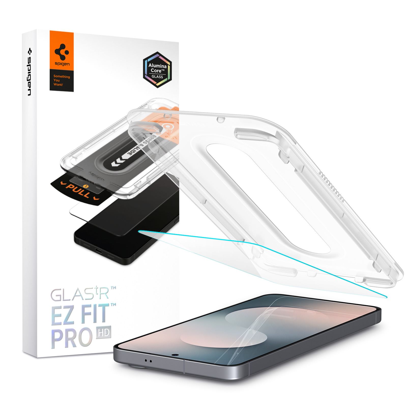 Spigen Glass tR EZ Fit Pro HD 1 Pack, transparency - Samsung Galaxy S25 FE (1)