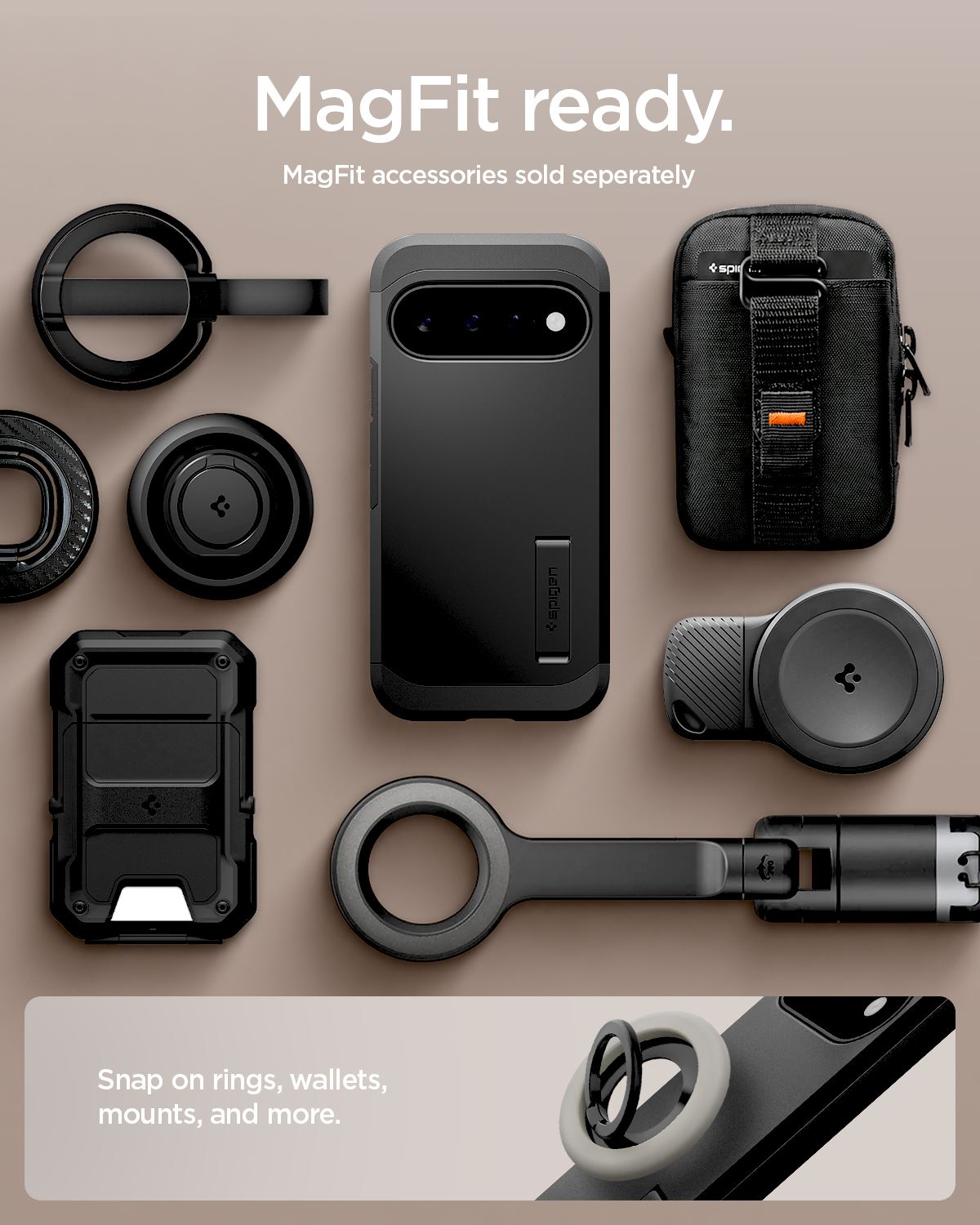 Spigen Tough Armor MagSafe, black - Google Pixel 11 (17)