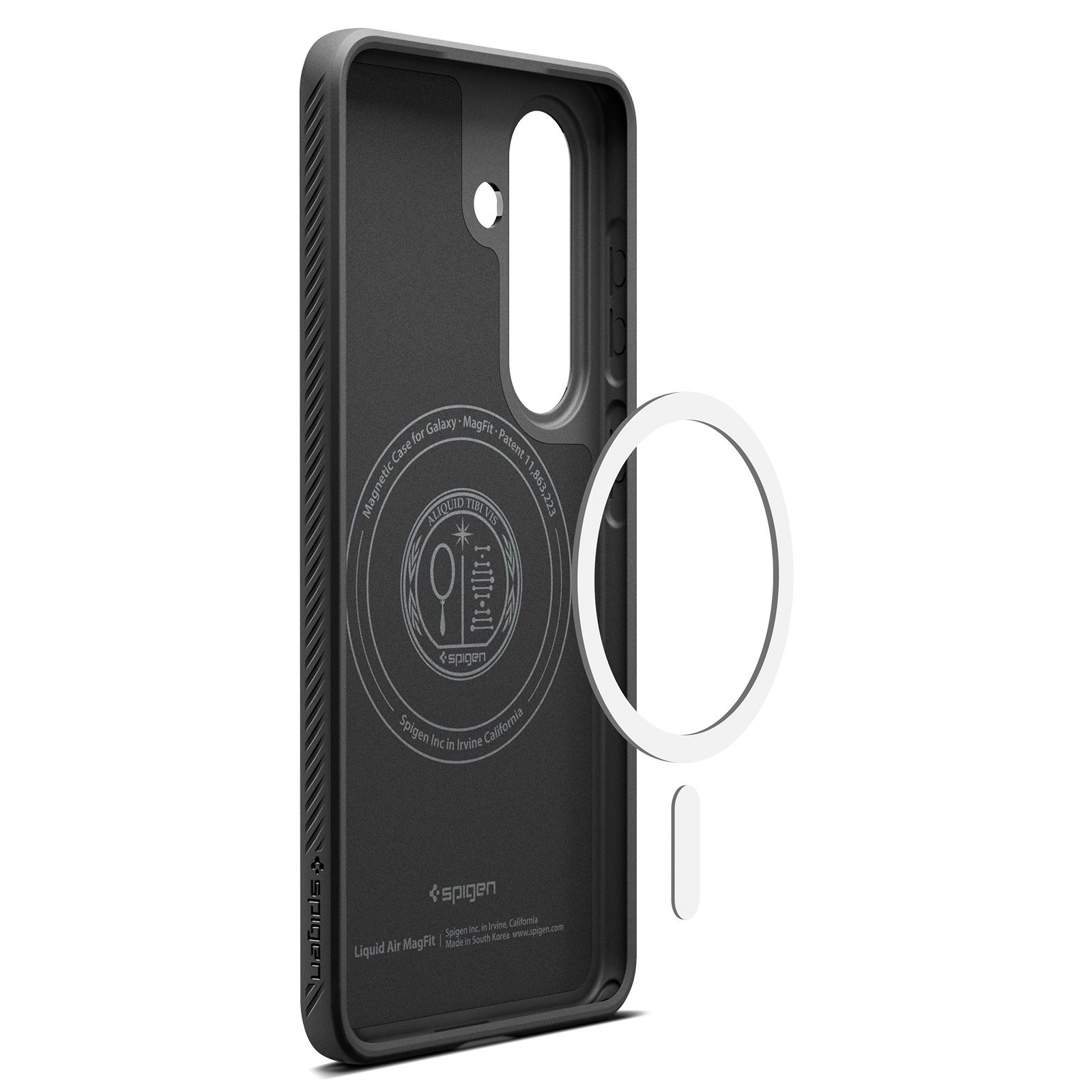 Spigen Liquid Air MagSafe, matte black - Samsung Galaxy S26 (14)