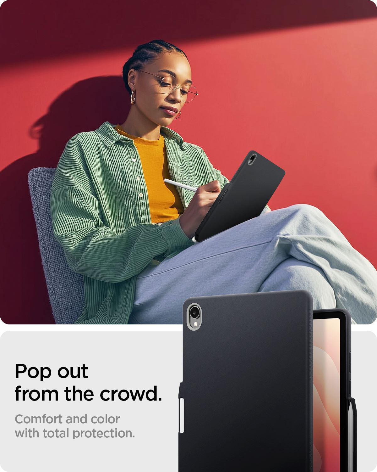 Spigen Nano Pop, black sesame - Samsung Galaxy Tab S11 (2025) (10)