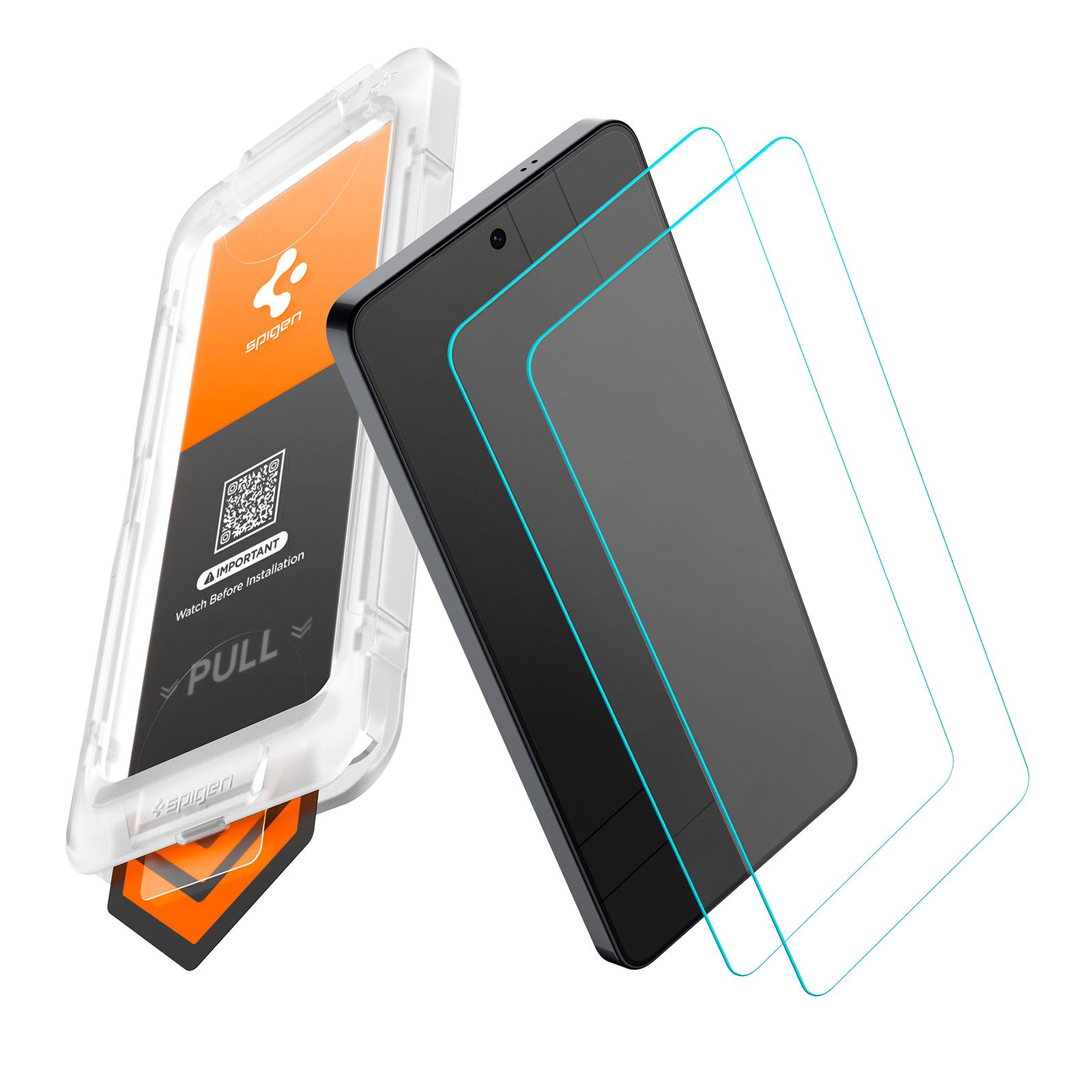 Spigen Glass tR EZ Fit Pro HD 2 Pack, transparency - Samsung Galaxy S26 Ultra (1)