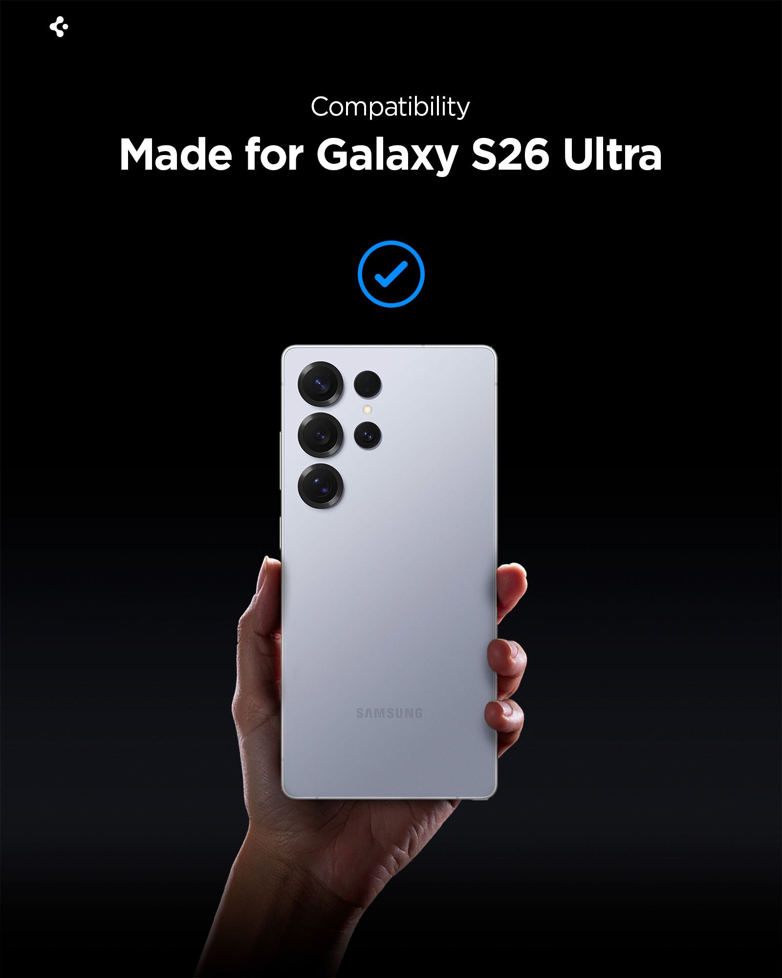 Spigen Glass tR EZ Fit Pro HD 2 Pack, transparency - Samsung Galaxy S26 Ultra (12)