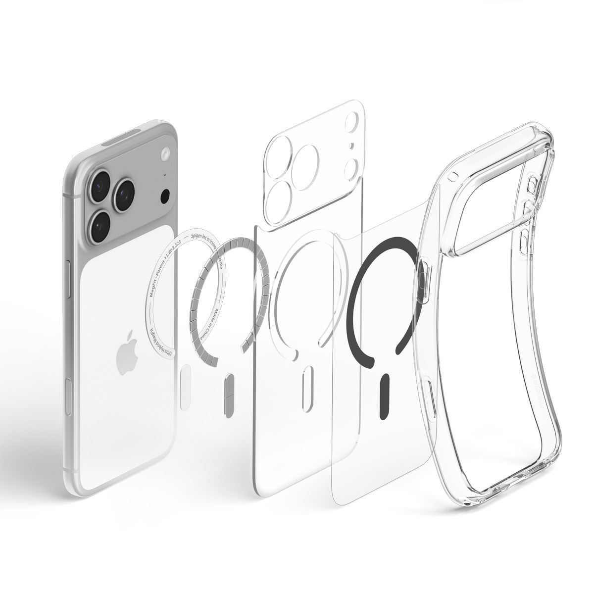 Spigen Ultra Hybrid MagSafe, clear graphite - iPhone 18 Pro Max/17 Pro Max (10)