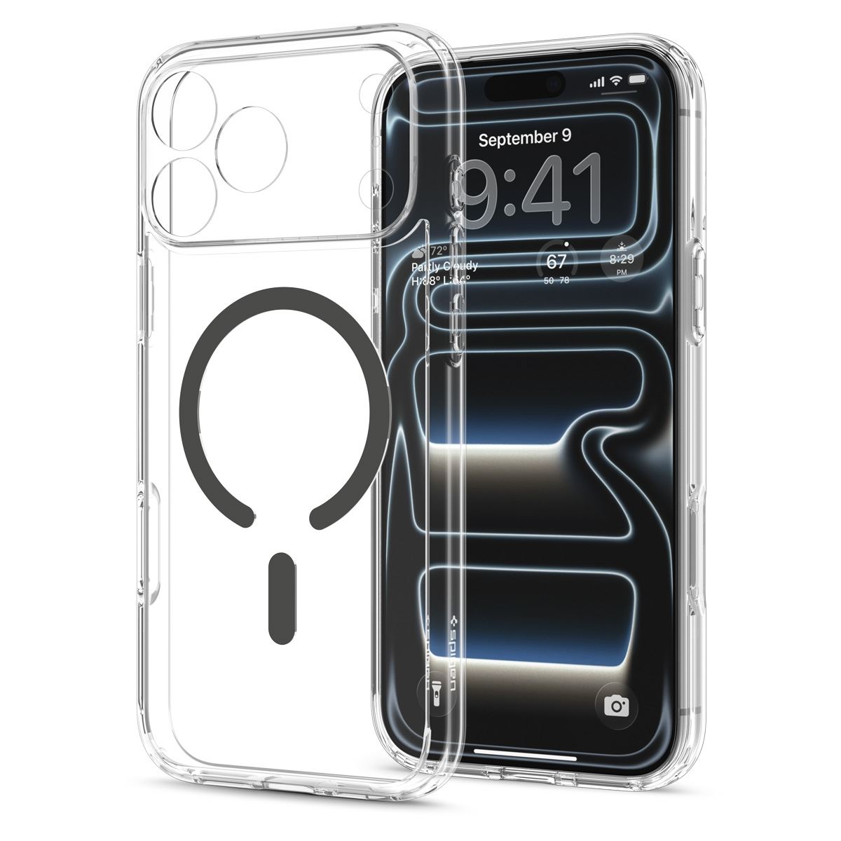 Spigen Ultra Hybrid MagSafe, clear graphite - iPhone 18 Pro Max/17 Pro Max (14)