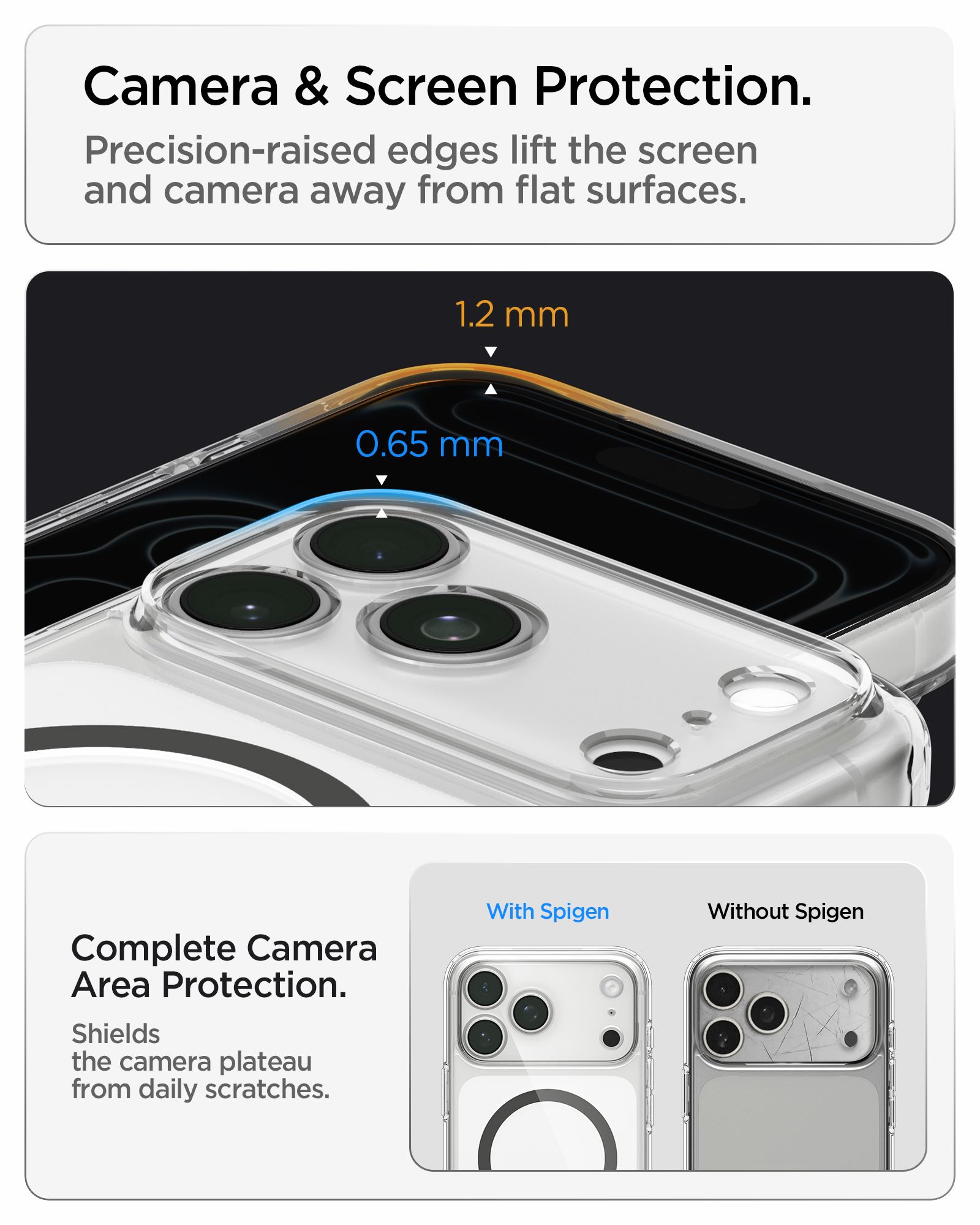 Spigen Ultra Hybrid MagSafe, clear graphite - iPhone 18 Pro Max/17 Pro Max (20)