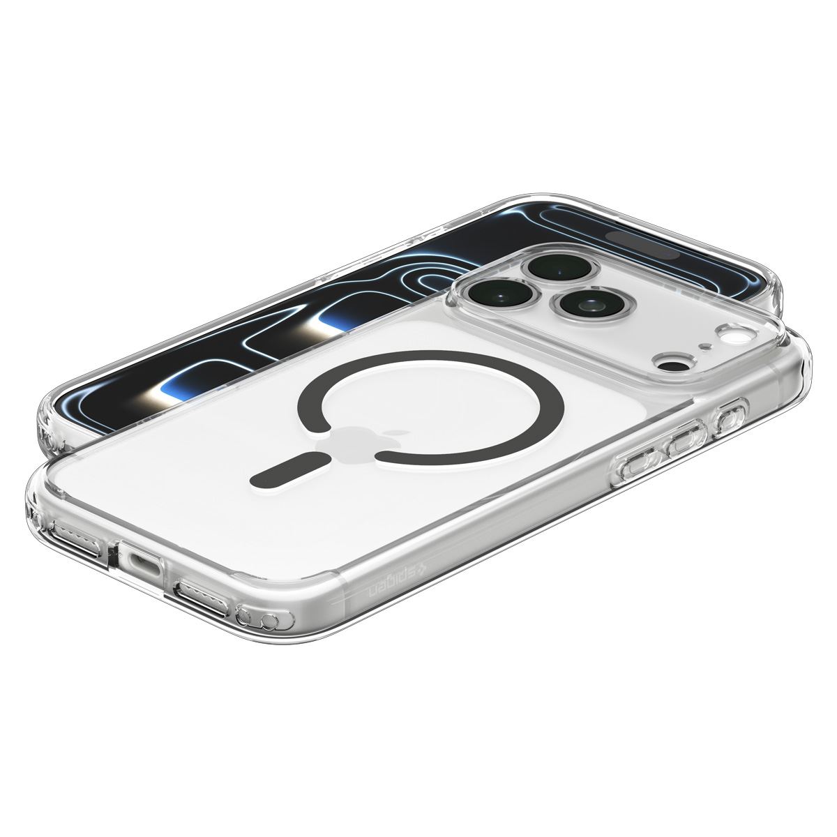 Spigen Ultra Hybrid MagSafe, clear graphite - iPhone 18 Pro Max/17 Pro Max (8)