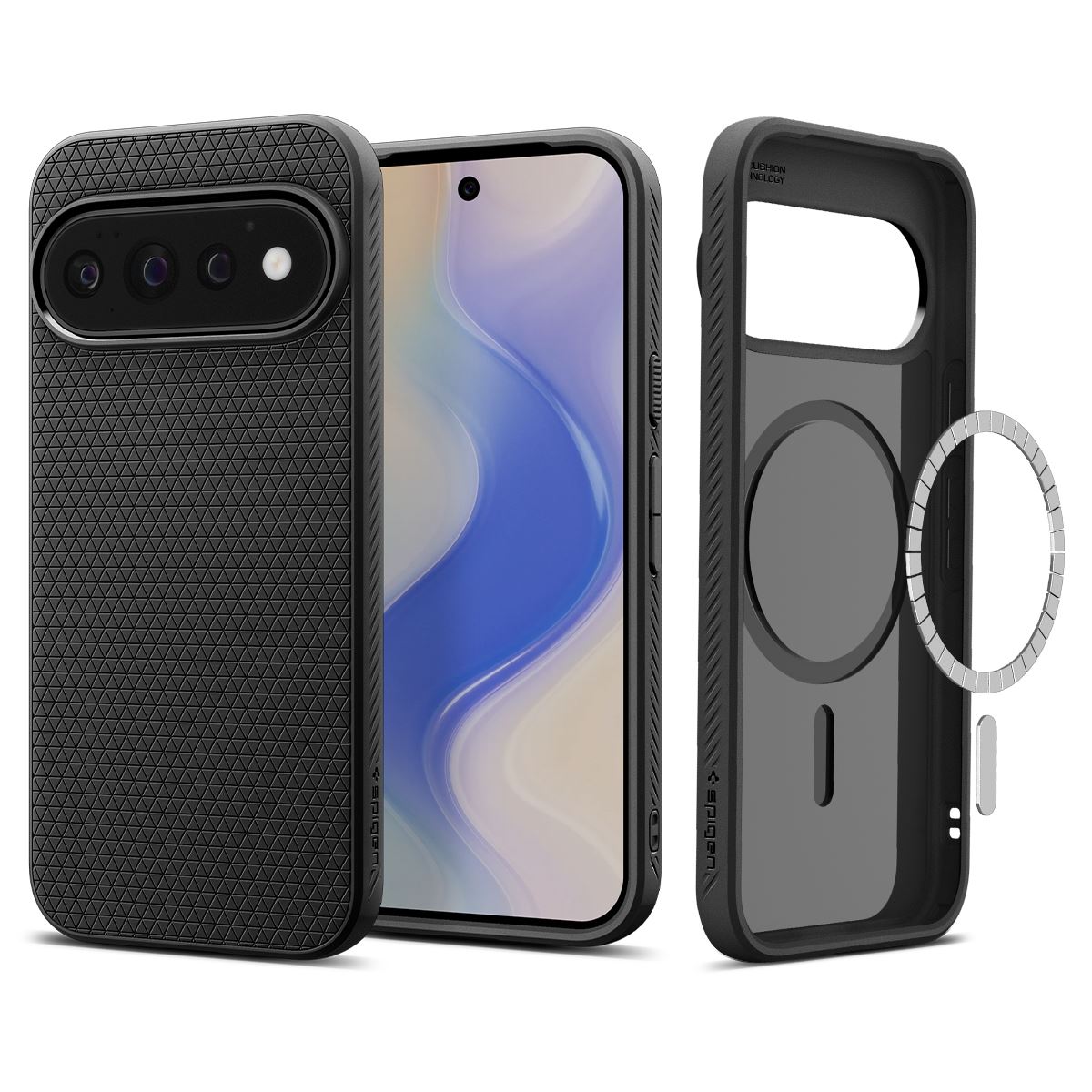 Spigen Liquid Air MagSafe, matte black - Google Pixel 11 Pro