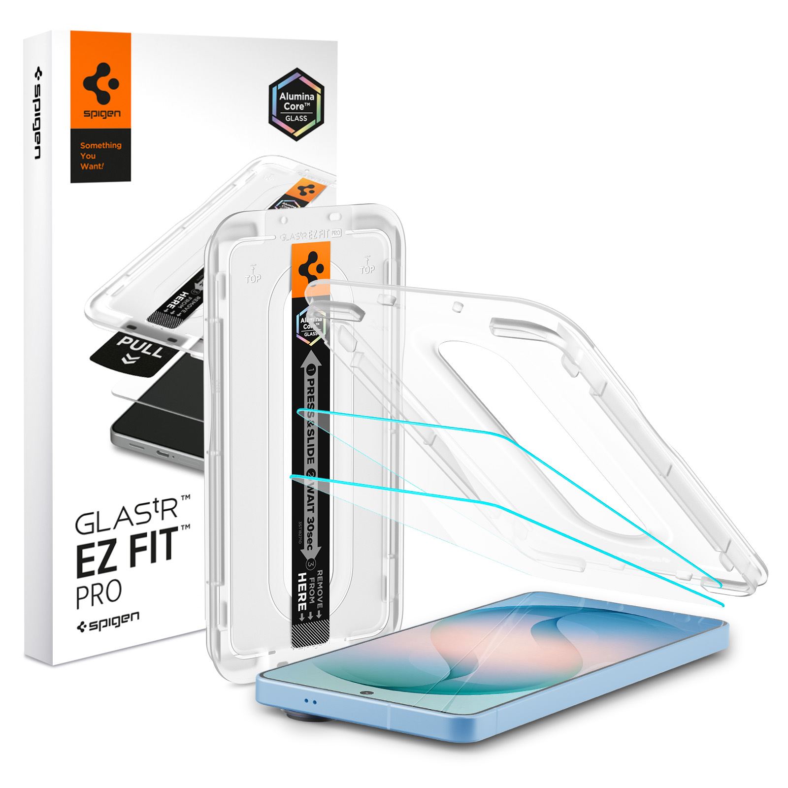 Spigen Glass tR EZ Fit Pro (Anti Reflection) 2 Pack, transparency - Samsung Galaxy S26+ (1)