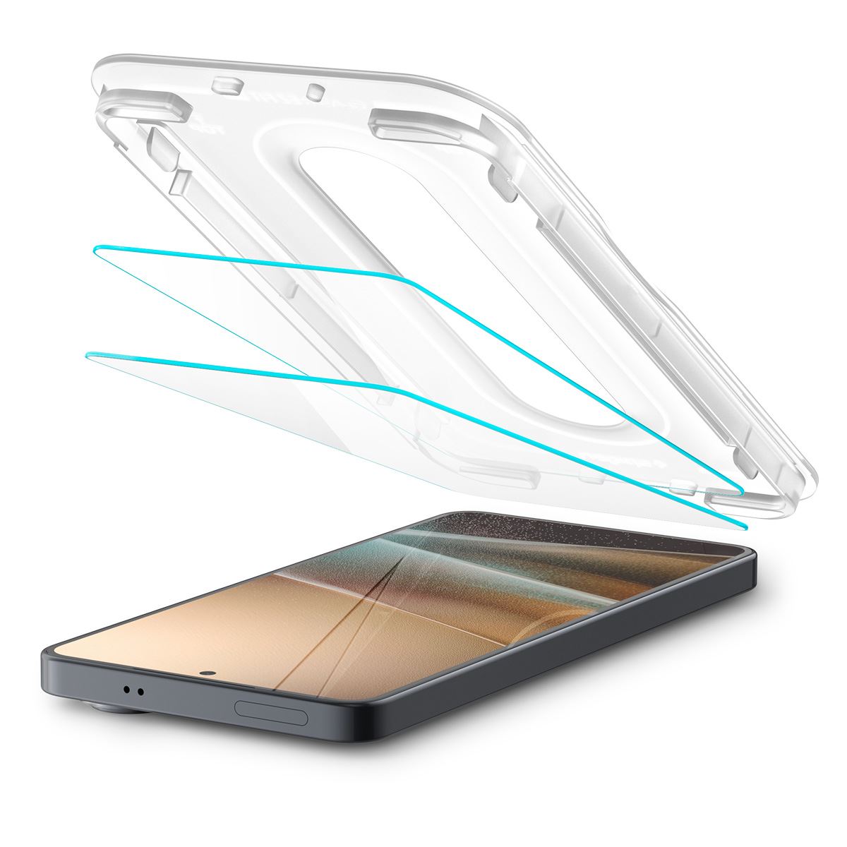 Spigen Glass tR EZ Fit Pro (Anti Reflection) 2 Pack, transparency - Samsung Galaxy S26+ (7)