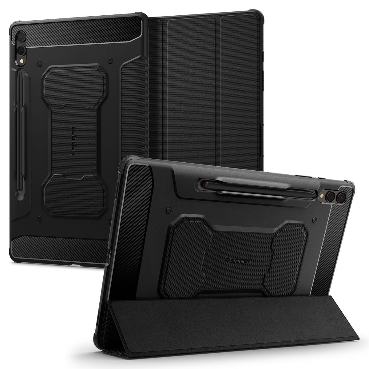 Spigen Rugged Armor Pro, black - Samsung Galaxy Tab S10/S9+