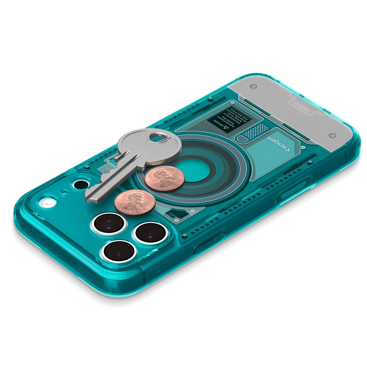 Spigen Ultra Hybrid MagSafe, c-one bondi blue - iPhone 18 Pro/17 Pro (14)