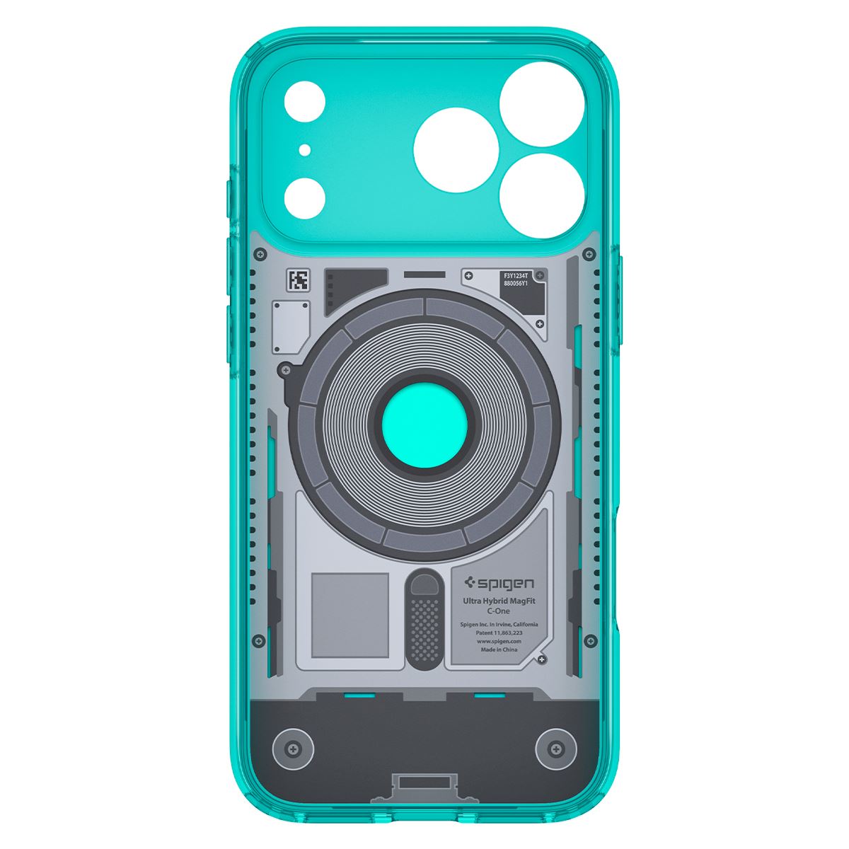 Spigen Ultra Hybrid MagSafe, c-one bondi blue - iPhone 18 Pro/17 Pro (5)