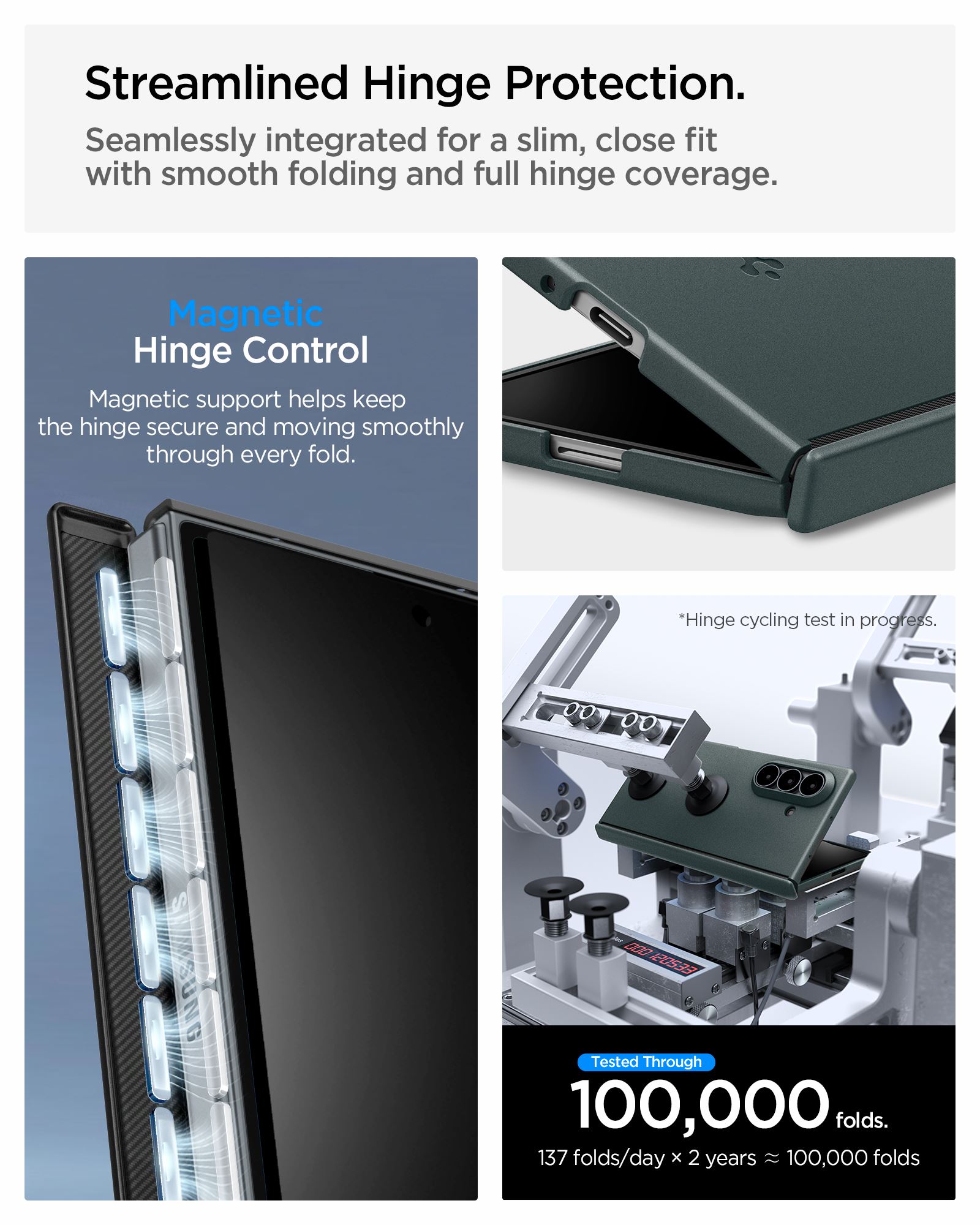 Spigen Air Fit Pro MagSafe, abyss green - Samsung Galaxy Z Fold8 Ultra (23)
