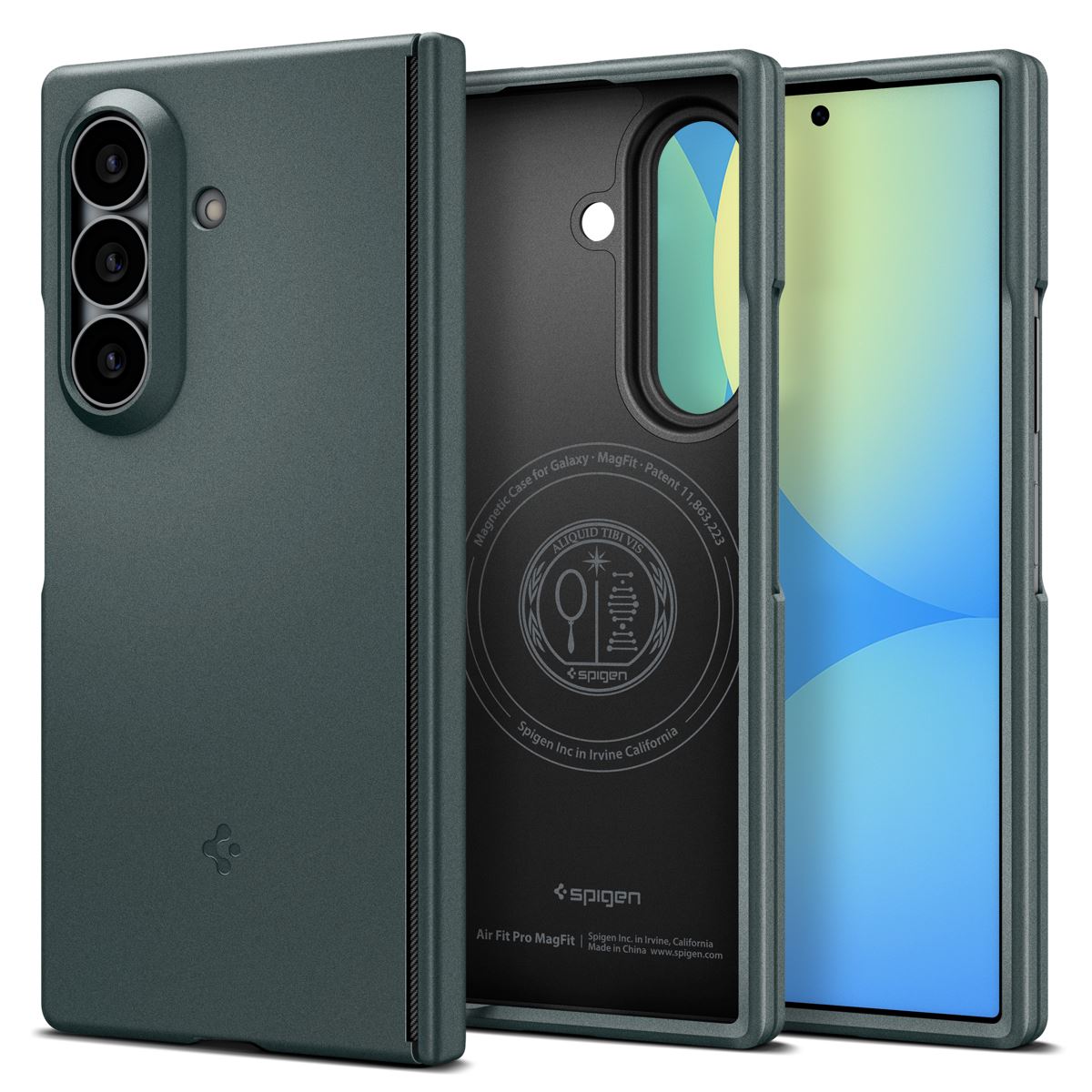 Spigen Air Fit Pro MagSafe, abyss green - Samsung Galaxy Z Fold8 Ultra