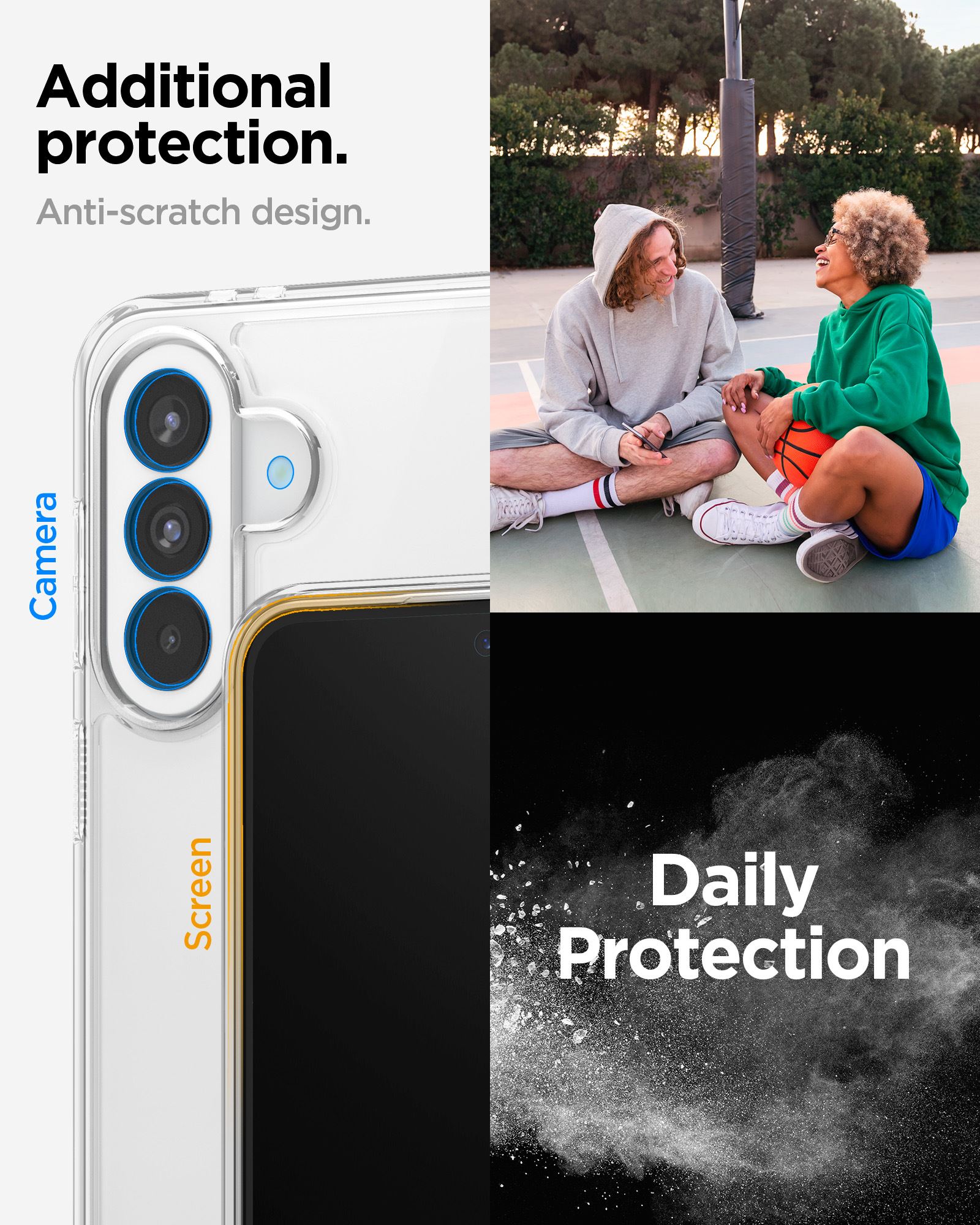 Spigen Ultra Hybrid, crystal clear - Samsung Galaxy A37 5G (13)
