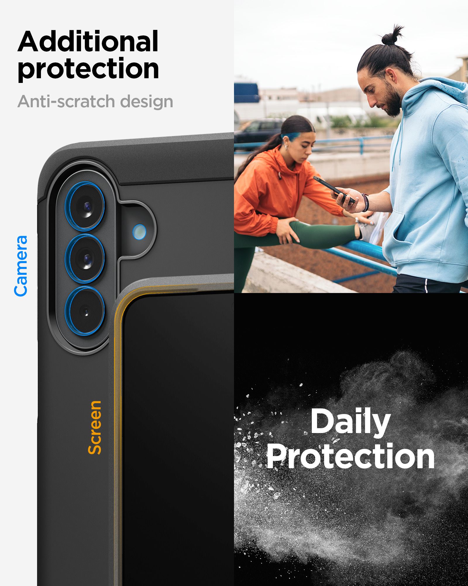 Spigen Tough Armor, black - Samsung Galaxy A57 5G (15)