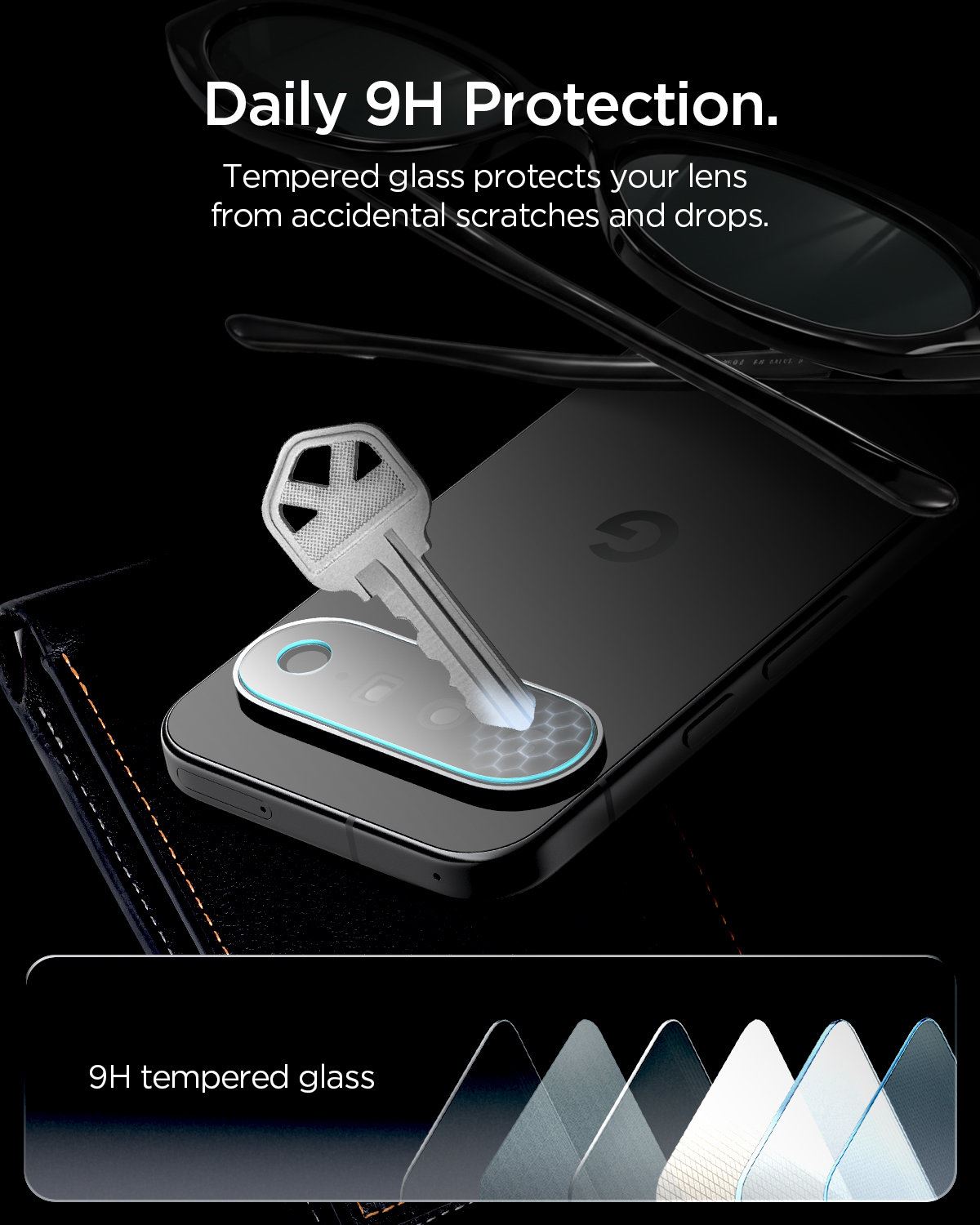 Spigen Glass tR EZ Fit Optik Pro 2 Pack, crystal clear - Google Pixel 11 (12)