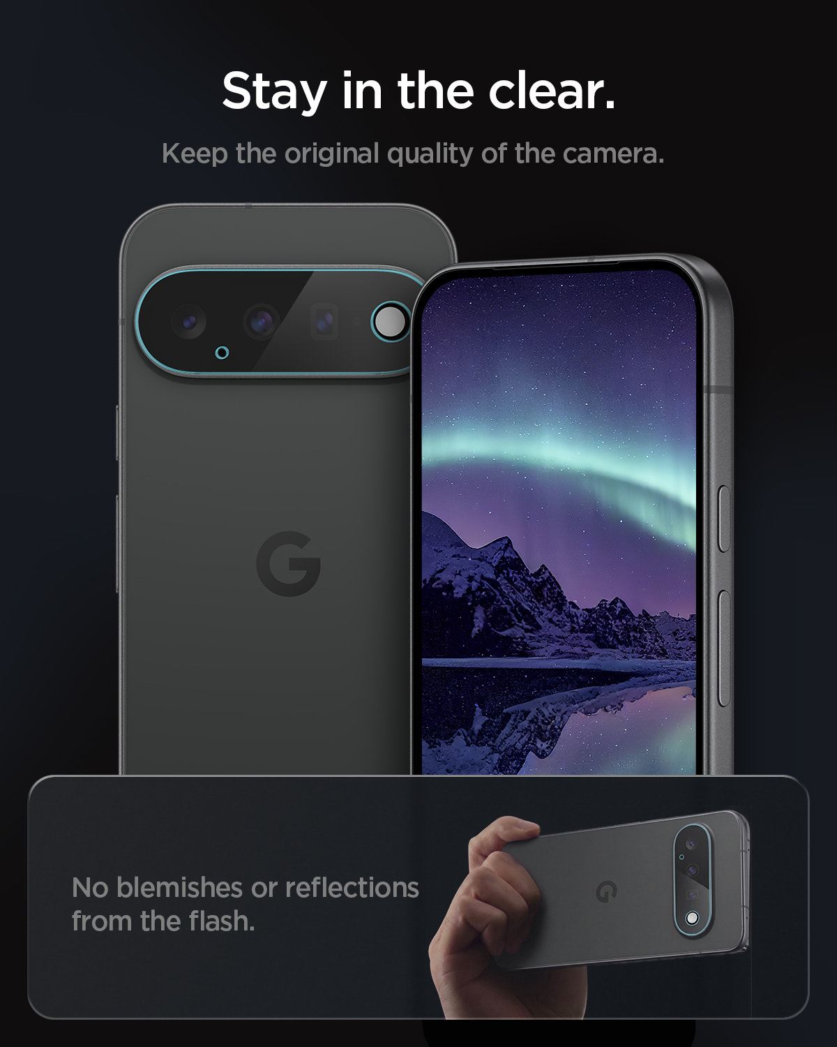Spigen Glass tR EZ Fit Optik Pro 2 Pack, crystal clear - Google Pixel 11 (15)